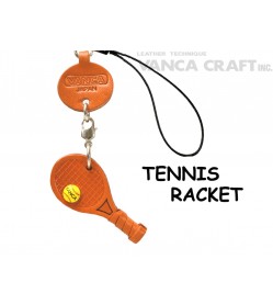 Tennis racket Japanese Leather Cellularphone Charm Goods 